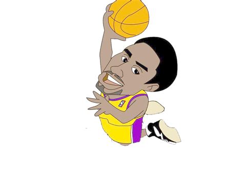 Kobe Bryant As A Cartoon