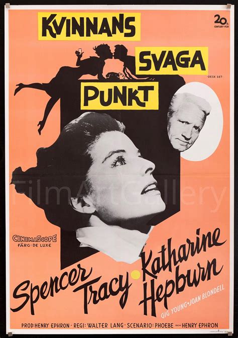 Desk Set Movie Poster 1957 1 Sheet (27x41)