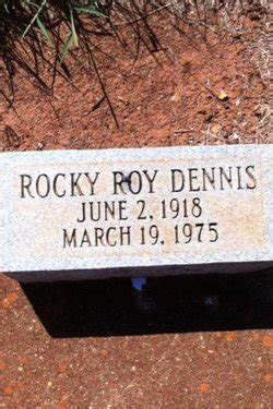 Roy “Rocky” Dennis (1918-1975) - Find a Grave Memorial