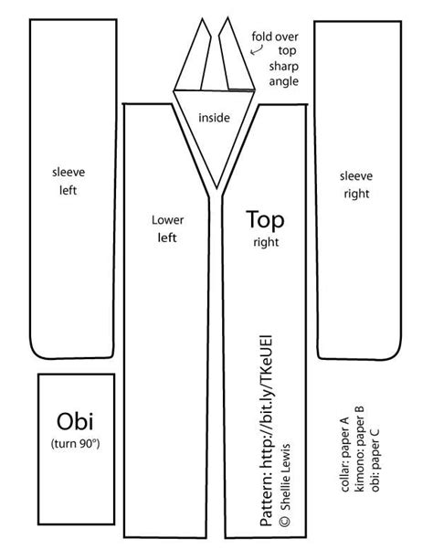 Japanese Kimono Sewing Pattern