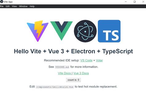 Vite+Vue3+Electron+Typescript template