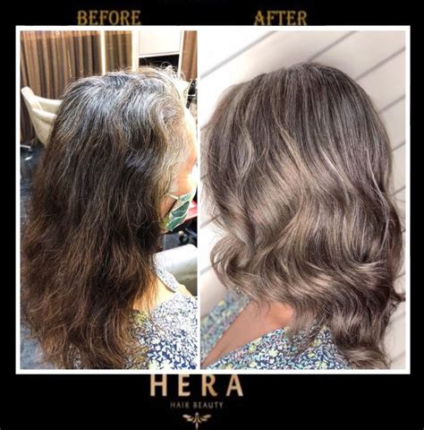 Herringbone Highlights are the Latest Technique to Embrace Your Greys | Hera Hair Beauty