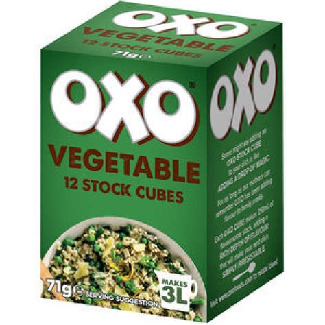 Oxo Vegetable Stock Cubes 71g Reviews - Black Box