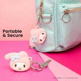 iFace Licensed Apple AirTag Cute Special Silicone Character Protective Cover with Carabiner ...