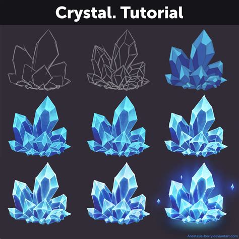 Crystal. Tutorial by Anastasia-berry on DeviantArt