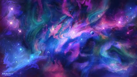 Download Star Colorful Space Sci Fi Nebula HD Wallpaper by era7