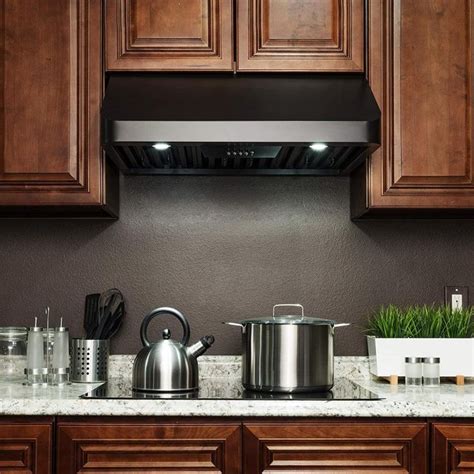 Top 10 Black Stainless Steel Range Hoods Worth Buying In 2020 - Black ...