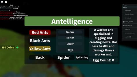 i almost unlocked every ant in roblox Antelligence: Ant Colony Game ...