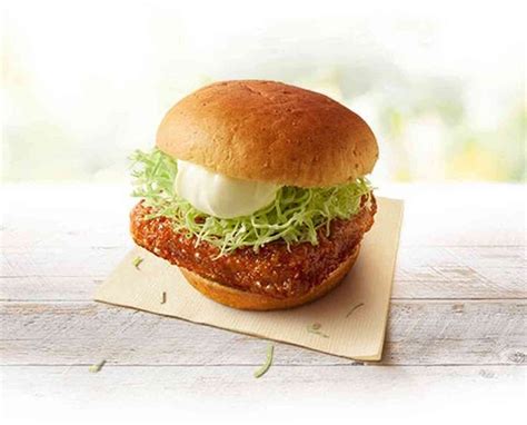 Kentucky "Chicken Fillet Burger", "Japanese Style Chicken Katsu Burger", "Dry Chicken Fillet ...