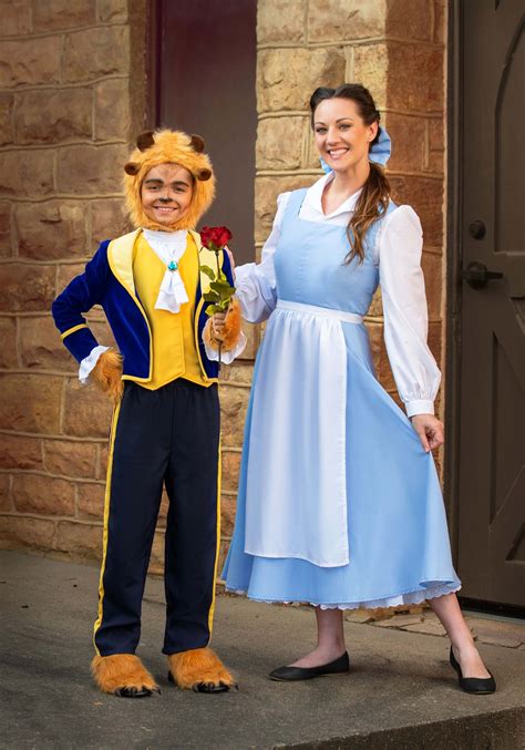 Womens Beauty and the Beast Belle Blue Dress Costume