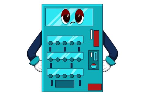 Premium Vector | Arcade Machine Character Design Illustration