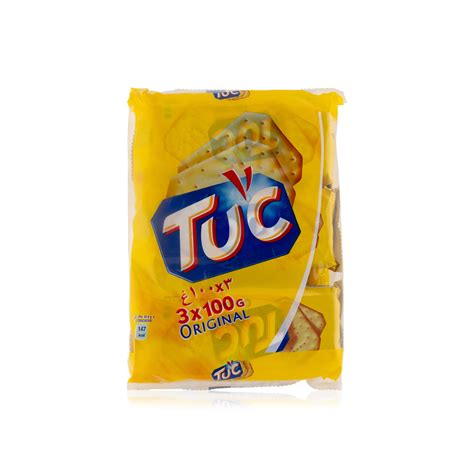 Tuc original salted biscuits 100g 3s - Spinneys UAE