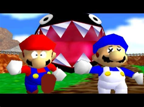 super mario 64 bloopers: Who let the chomp out? | Super Mario 64 Bloopers | Know Your Meme