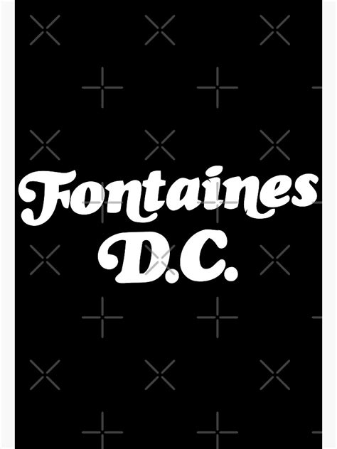 "Fontaines DC Merch Fontaines Logo" Art Print for Sale by RommaniShop ...