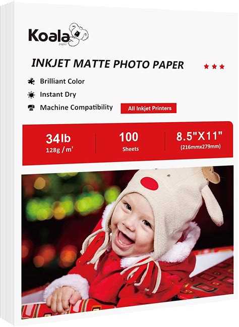 Inkjet Printer Paper Paper Copy & Printing Paper Koala Ultra Premium Photo Paper Satin 11x17 ...