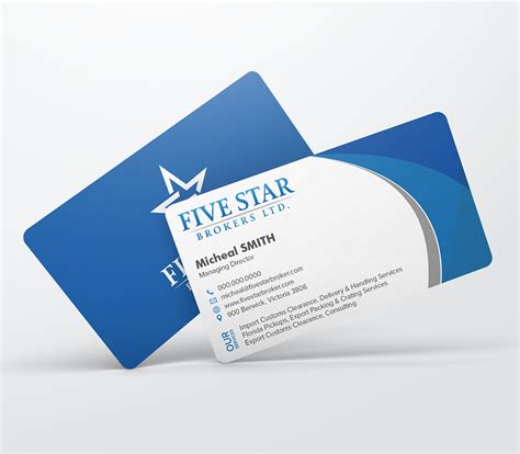 Elegant, Serious, Logistics Business Card Design for Design Services ...