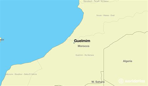 Where is Guelmim, Morocco? / Guelmim, Guelmim-Es Smara Map - WorldAtlas.com