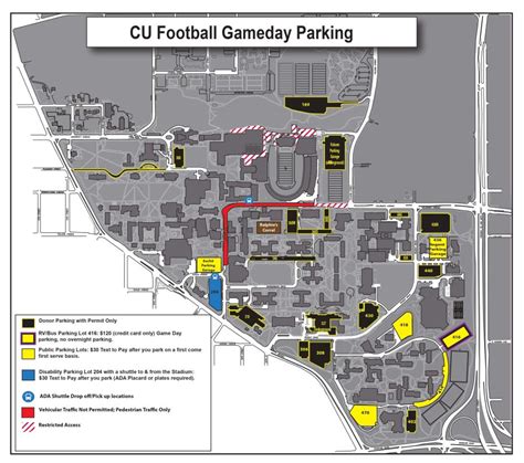 Colorado Buffaloes Football Interactive Seating Chart