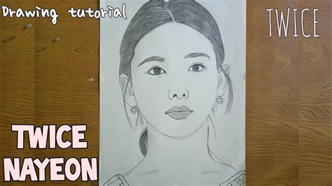 Drawing TWICE- Nayeon |How to draw Twice Nayeon |Twice Nayeon Sketch step by step|Nayeon Drawing |나연