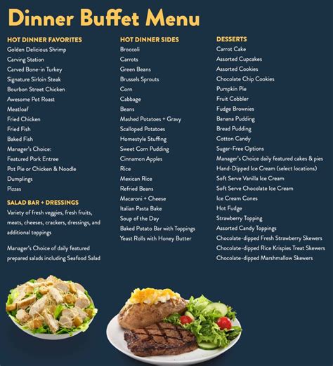 Golden Corral Menu With Prices (Updated: May 2024)