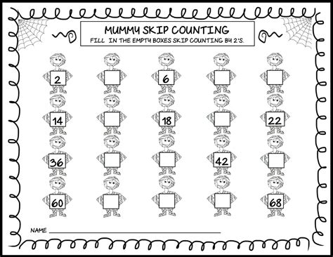 Skip Count by 2 Worksheets | Activity Shelter