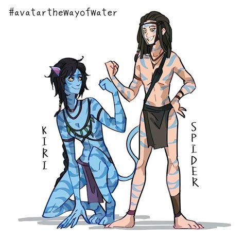 Kiri & Spider 💙 by @navi_nation on Twitter : r/Avatar