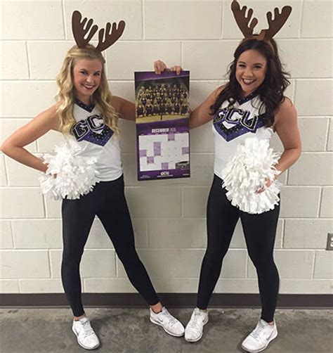 GCU cheerleaders and dancers pose for 2016 calendar - GCU Today