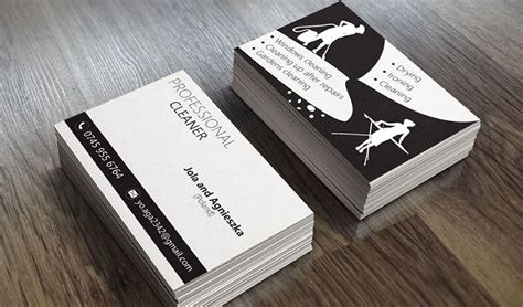 Cleaning Business Cards - Cleaning Service Business Cards / Housekeeping Business ... / Make a ...