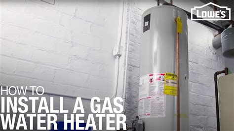 How to Install a Gas Water Heater