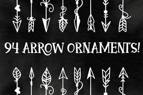 Arrow Font - Ornaments (44898) | Dingbats | Font Bundles