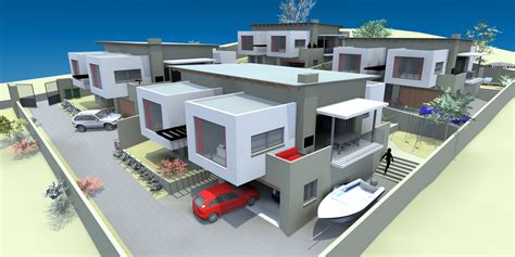 4 BEDROOM CLUSTER HOUSING - MOBIUS DESIGN