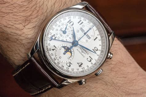 Longines Master Collection Moon Phase Chronograph L2.673.4.78.3 Watch Review | aBlogtoWatch