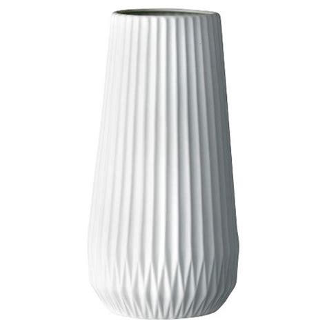 Ceramic Fluted Vase - White (5") - Storied Home : Target