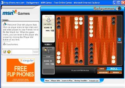 MSN backgammon - review