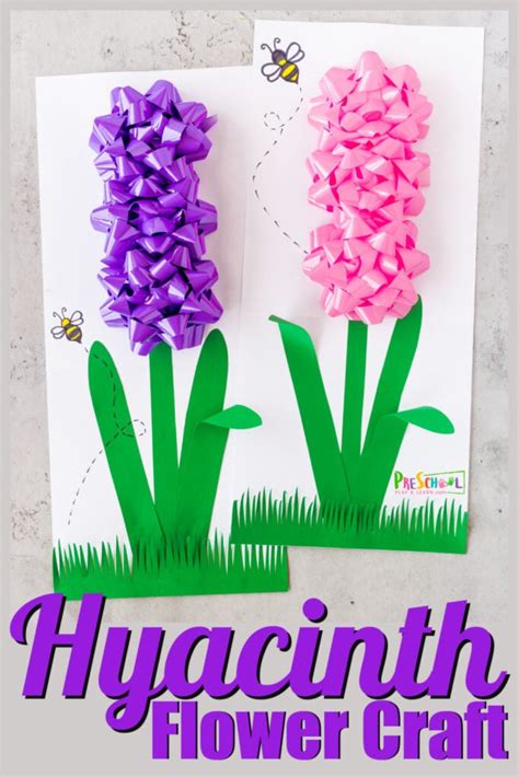 Simple Hyacinth Flower Craft for Kids