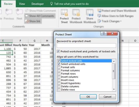 How To Protect Your Worksheet In Excel