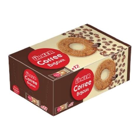 Buy Ulker Coffee Biscuits 62g Pack of 12 Online - Shop Food Cupboard on ...