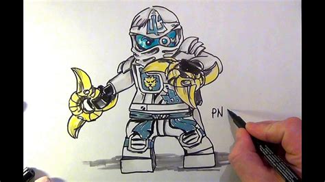 Ninjago Drawing Zane at PaintingValley.com | Explore collection of ...