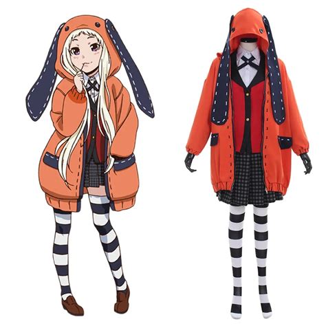 Hot Anime Kakegurui Cosplay Costume Cute Rabbit Halloween for Women ...