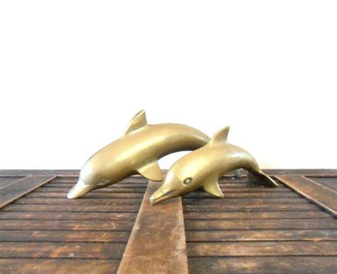 Vintage brass dolphin figurines / nautical animal home decor / | Etsy | Vintage brass, Vintage ...