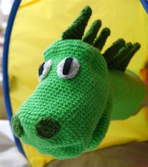 Crochet a Cute Dinosaur Puppet : 10 Steps - Instructables