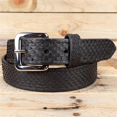 Python Dress Snake Skin Leather Belt – Yoder Leather Company