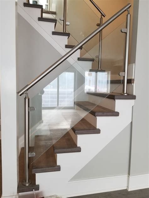 Fantastic Glass Hand Railing For Stairs References | Stair Designs