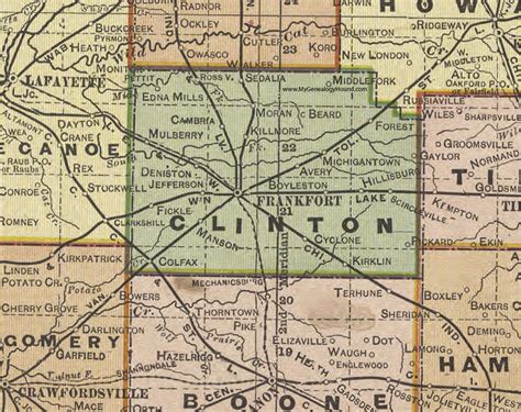 Clinton Indiana Map - Zip Code Map