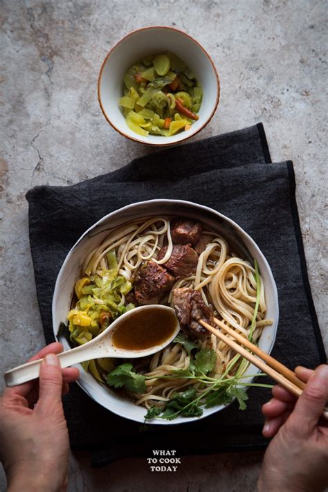 Taiwanese beef noodle soup