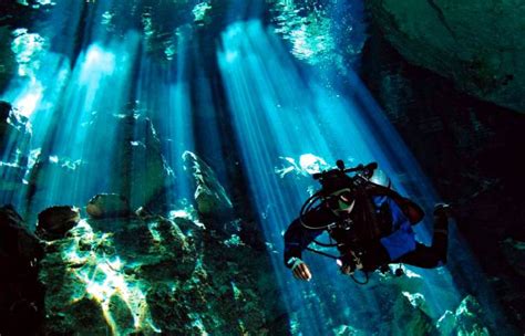 My first cenote diving experience in Mexico