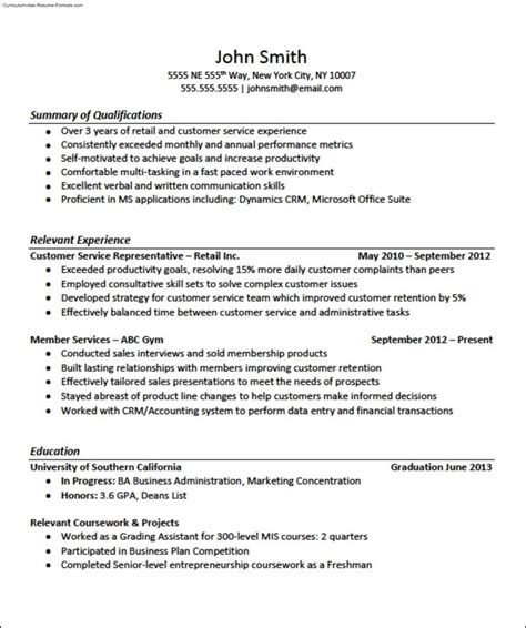 Job Specific Resume Templates - Free Samples , Examples & Format Resume / Curruculum Vitae ...