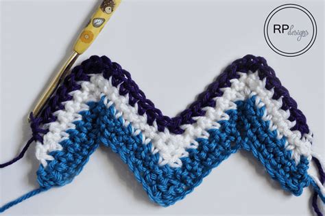 Free Crochet Chevron Pattern Tutorial - Easy Crochet Patterns