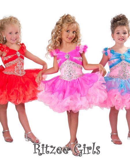 Ritzee Girls | Cupcake Gallery | Cupcake pageant dress, Little girl ...