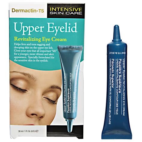 Dermactin-TS Upper Eyelid Revitilizing Cream helps firm and tone sagging and drooping skin on ...